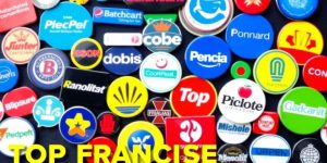 Colorful franchise logos demonstrating business opportunities.